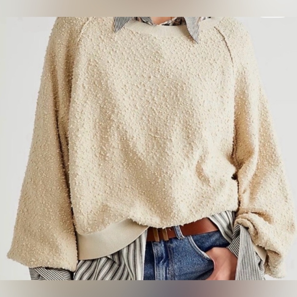 Free people found my friend crewneck